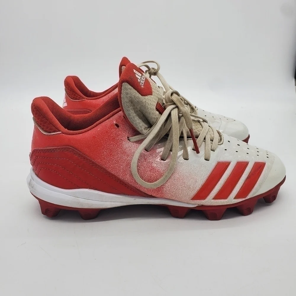 adidas Men Size 7.5 Shoes Baseball Cleats Icon 4 Splash MD Red Lace Up G26694